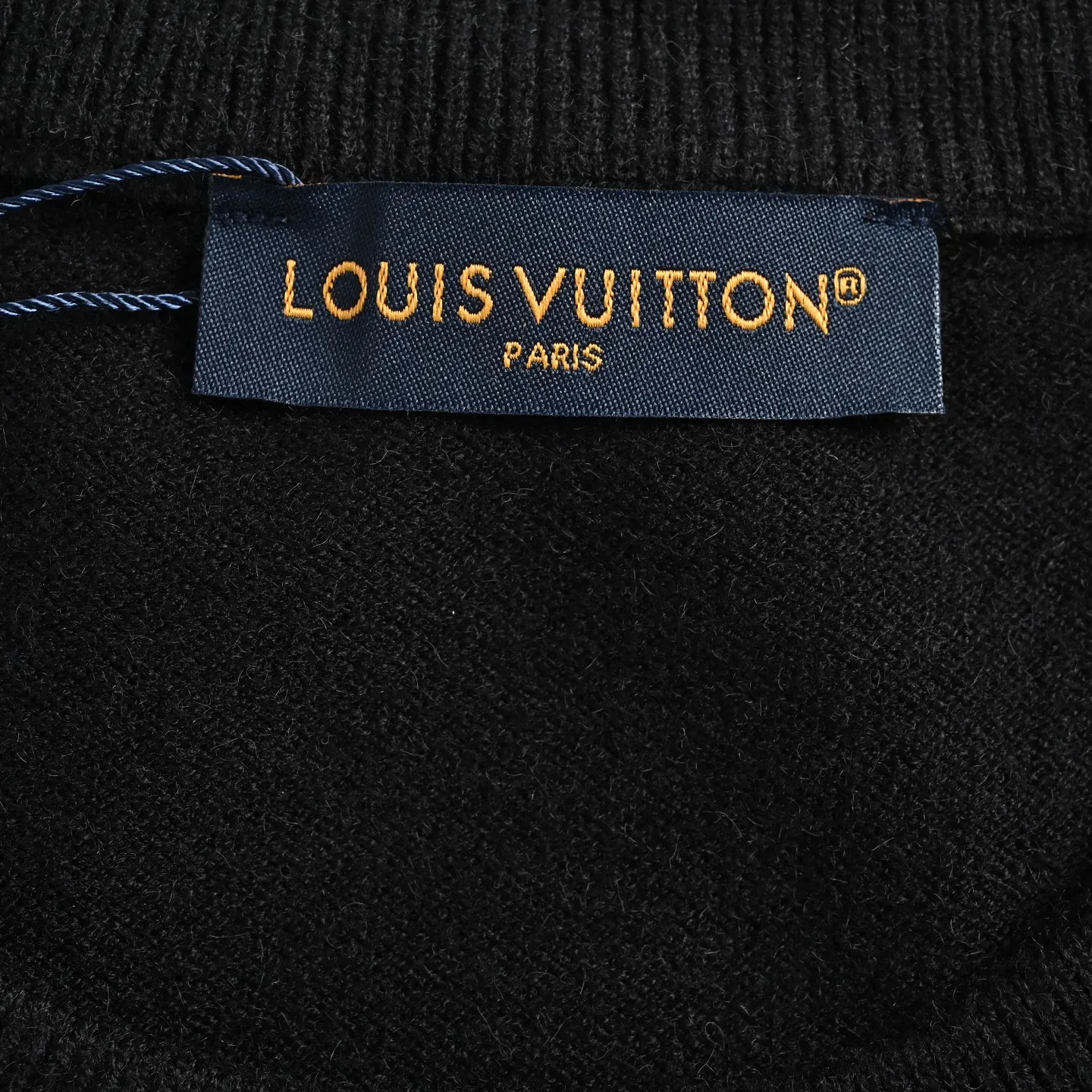 Louis Vuitton/Louis Vuitton gesture embroidered knitted sweater